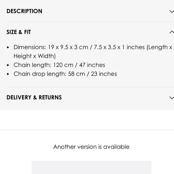 Saddle long wallet on chain canvas - Picture 10 of 14